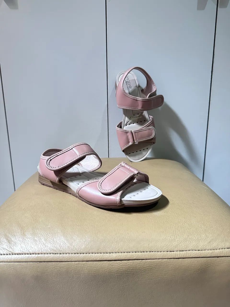 Sandália bege modare 36
