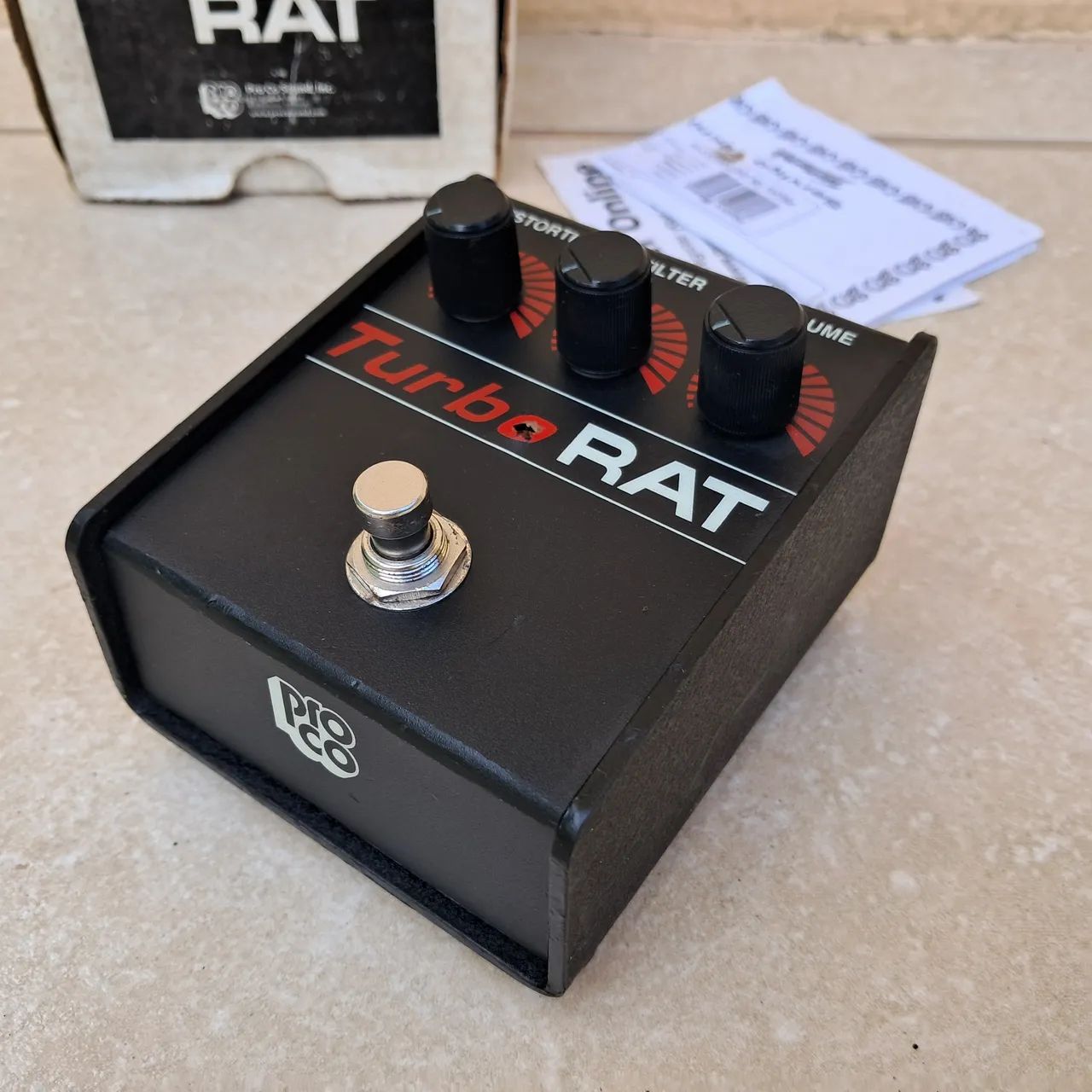 Pedal Proco Turbo Rat ( LM308 ) - Instrumentos musicais - Santa