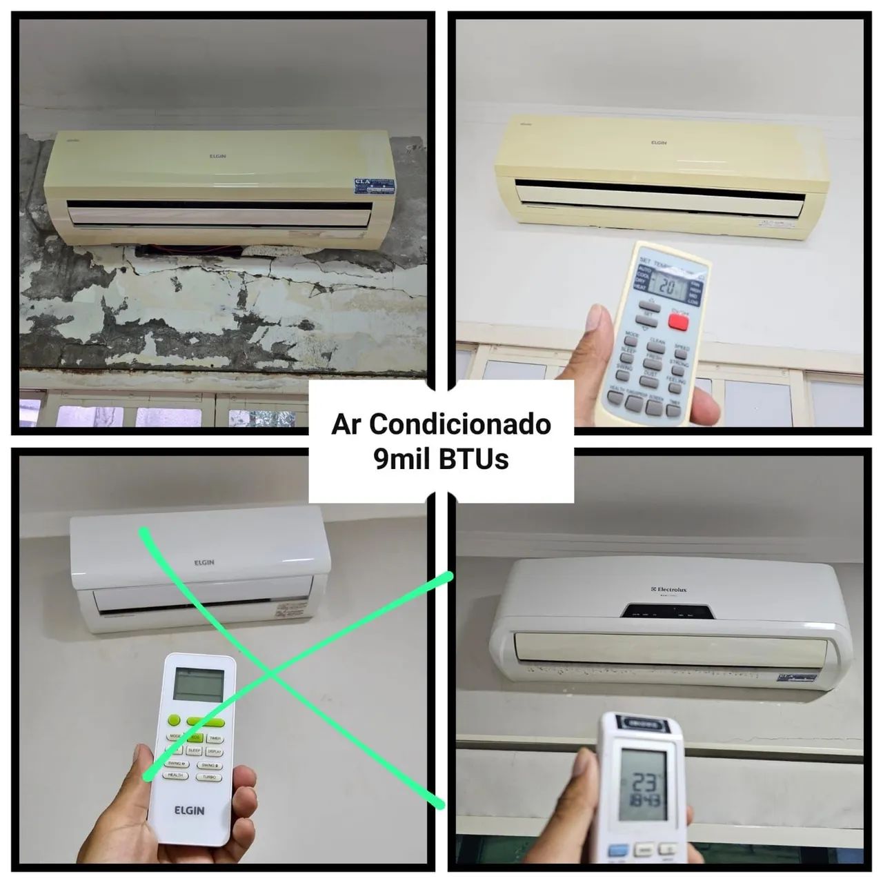 Ar Condicionado 9 mil BTU's