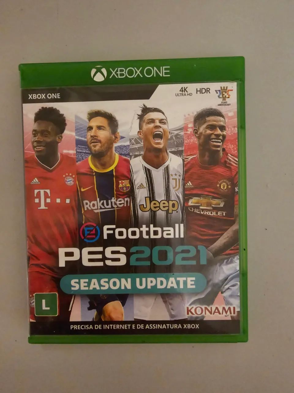 Pes 2021 Xbox One mídia física