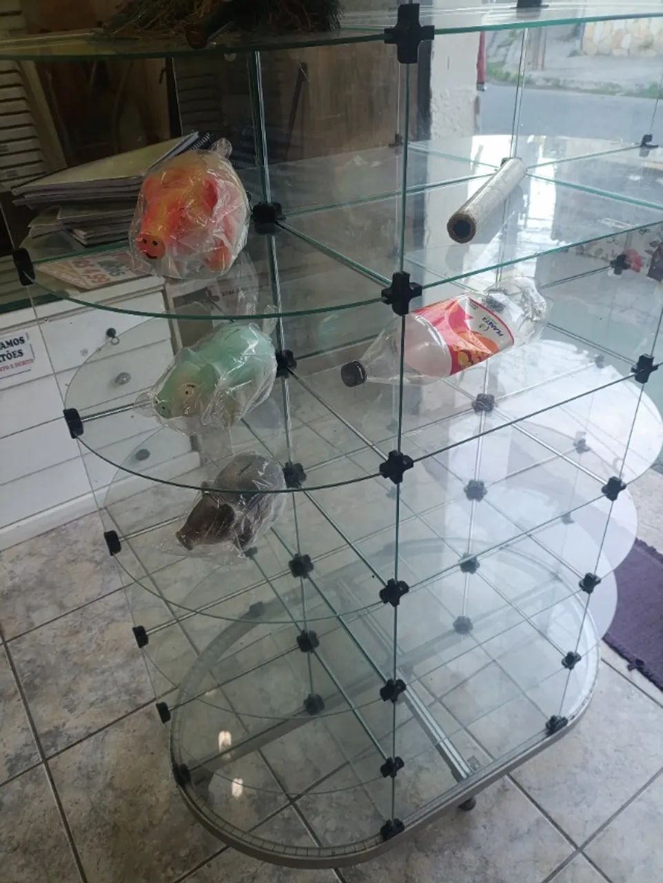 Vitrine/Balcão Expositor de Vidro para Loja - Foto 3