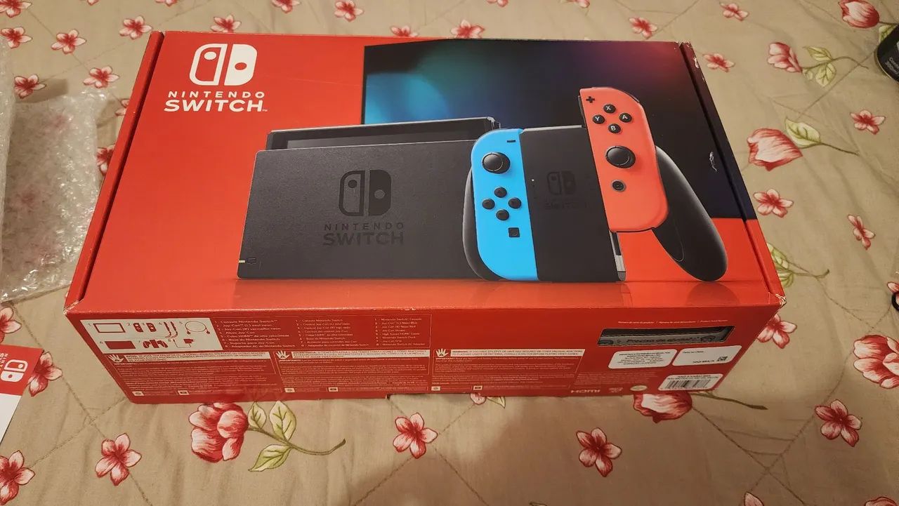 Nintendo switch V2 32GB Bloqueado na caixa  - Foto 5