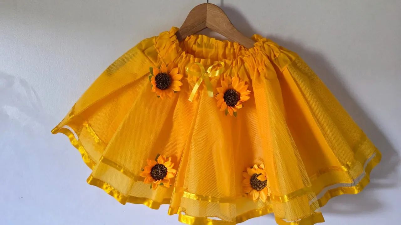 Saia em tule 