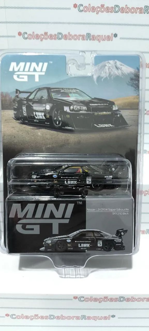 Miniaturas Nissan Kyline LB-ER34 Super Silhouette LBWK - Mini GT