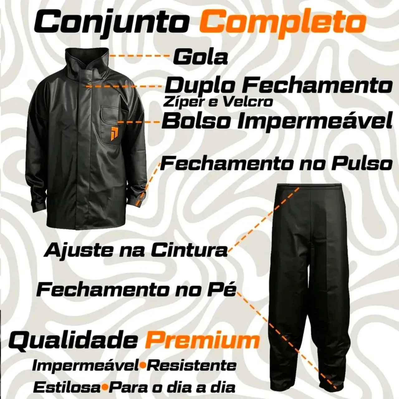 Capa de chuva Pioneira completa  - Foto 2