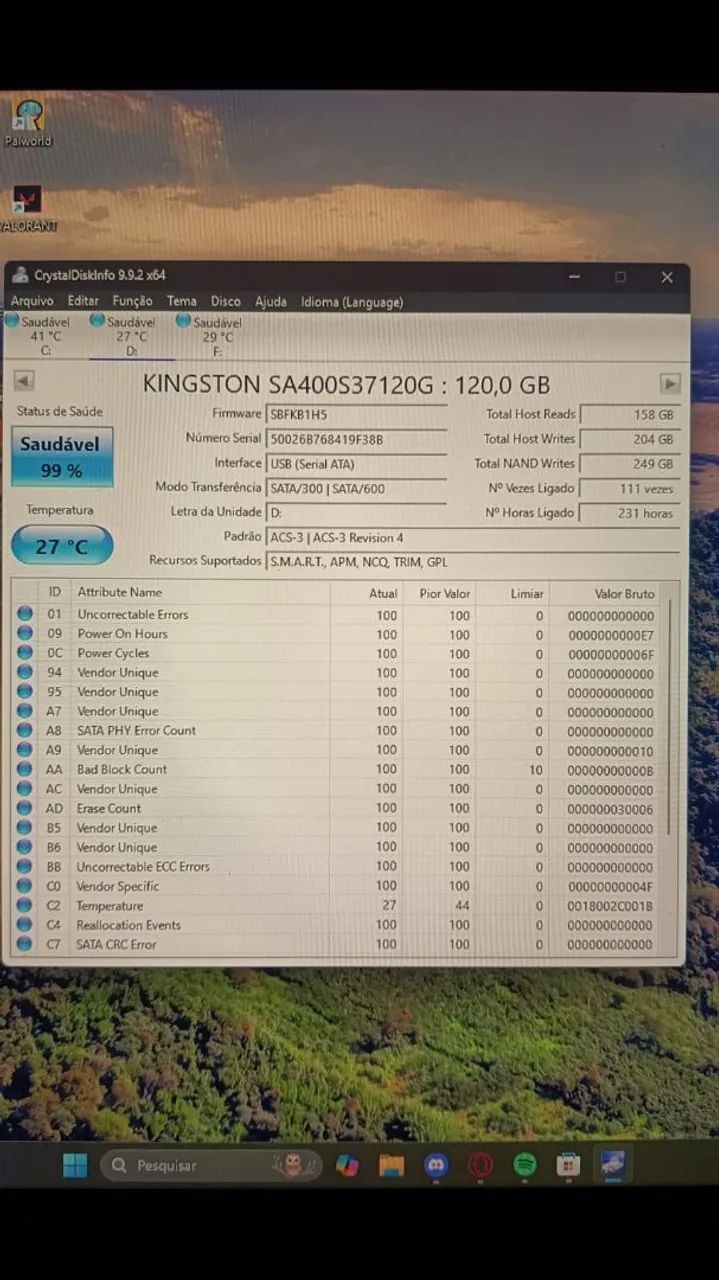 SSD Kingston 120 GB Sata - Foto 3