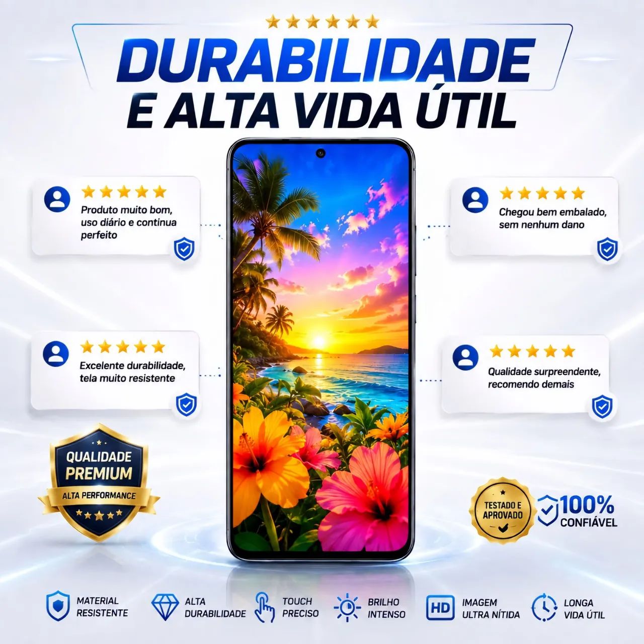 Tela Frontal Touch Display Samsung Galaxy A06 4G com Aro - Cores Vivas e Encaixe Preciso - Foto 4