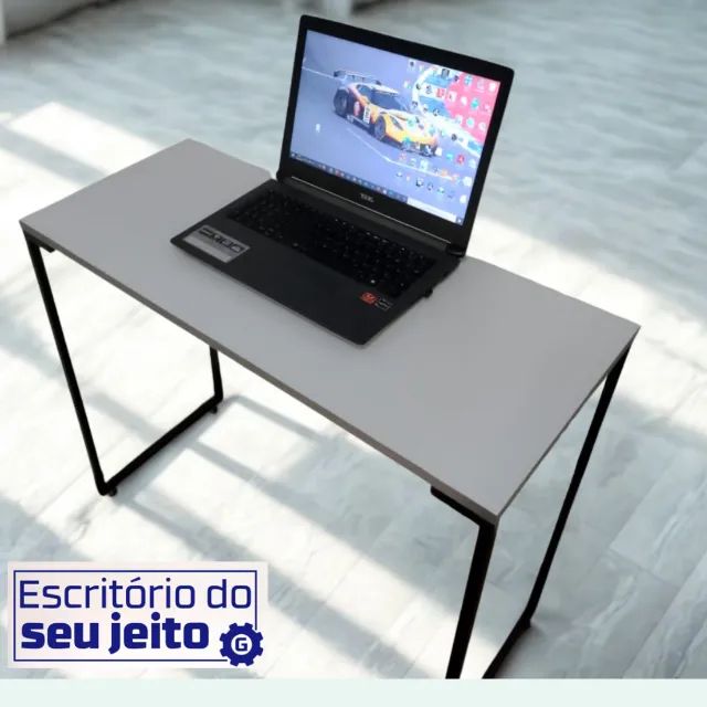 Mesa Multiuso NOVA Escrivaninha Estilo Industrial para Notebook Computador escritório birô