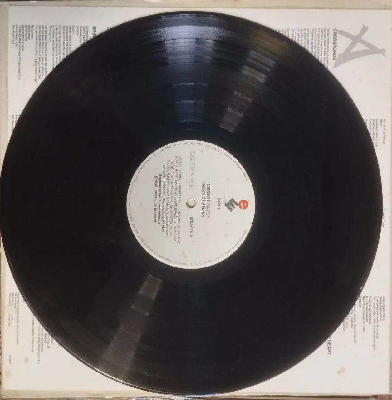 LP Tracy Chapman Crossroads 1989 - Foto 4