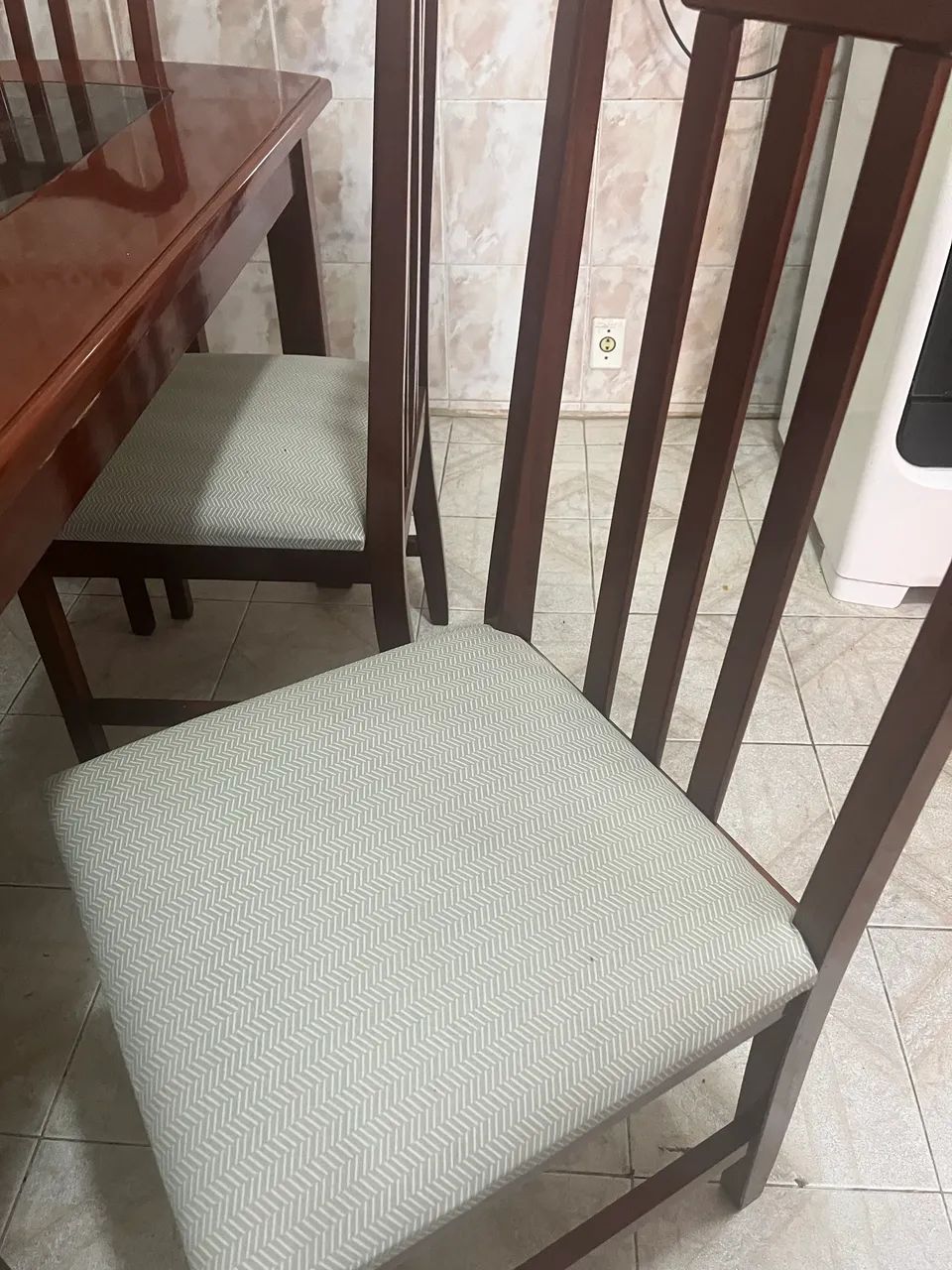 Vendo mesa de mogno - Foto 4