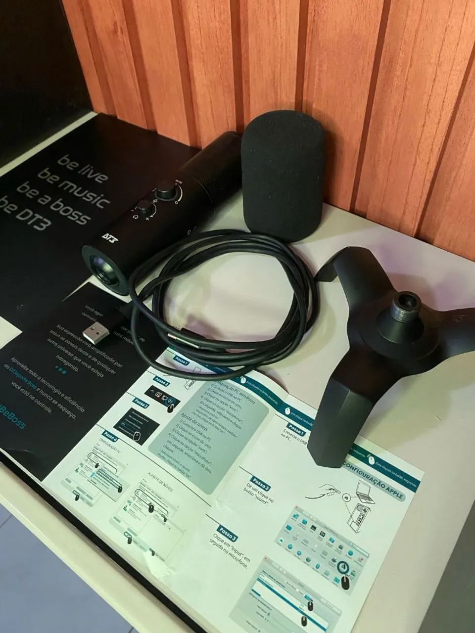 MICROFONE BOSS DT3 - PERFEITO PARA GAME, STREAMING, LIVE, ETC - Foto 2
