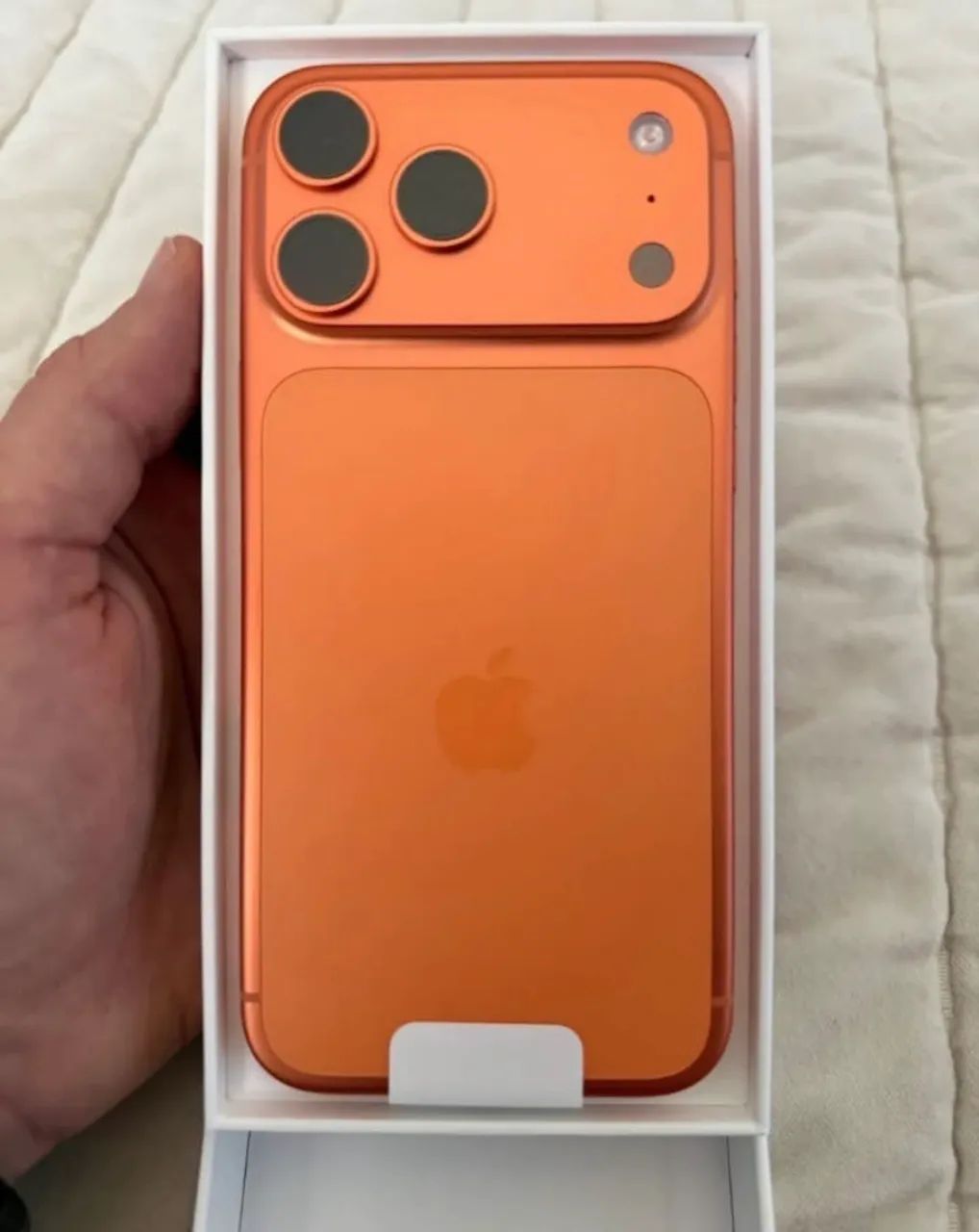 iPhone na carcaça do 17 