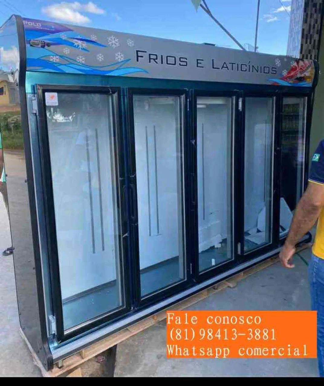 Expositor Refrigerado Vertical de Auto Atendimento para frios e laticínios em até 10x  - Foto 2