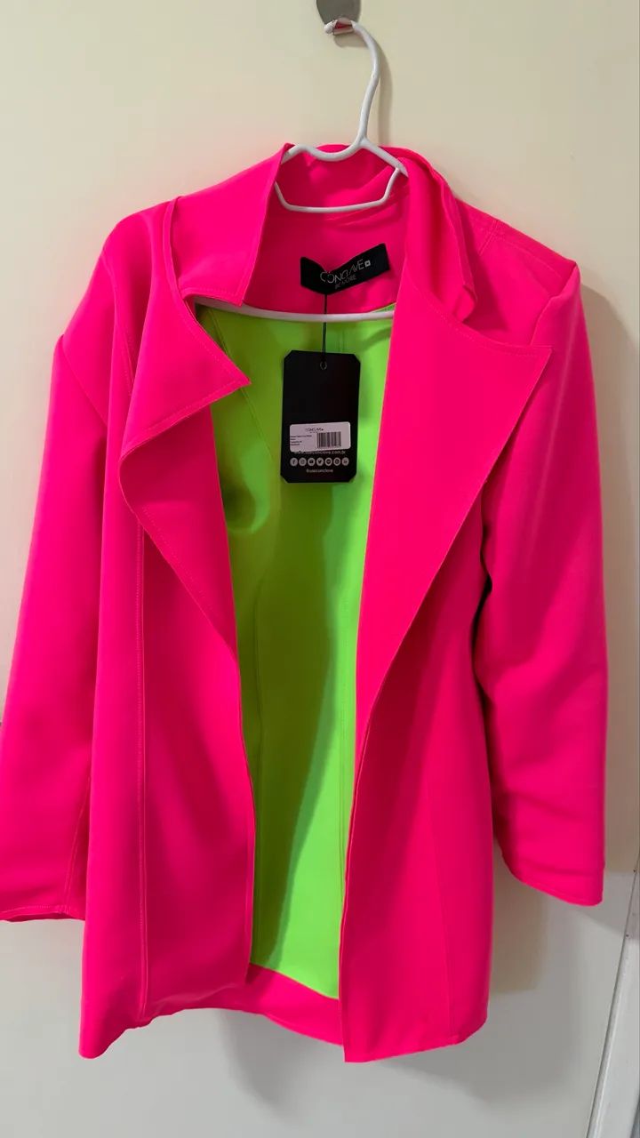 Blazer Neon Rosa - Foto 2