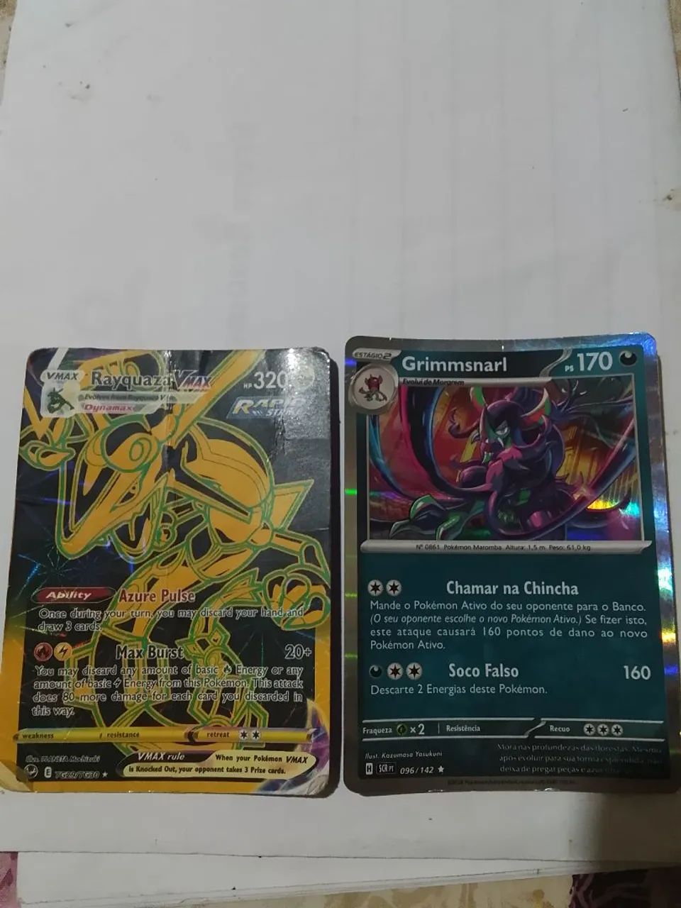 Figurinhas pokémon raras