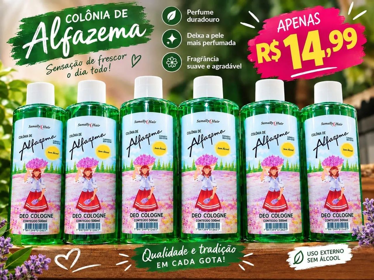 Perfume alfazemas 500 ml