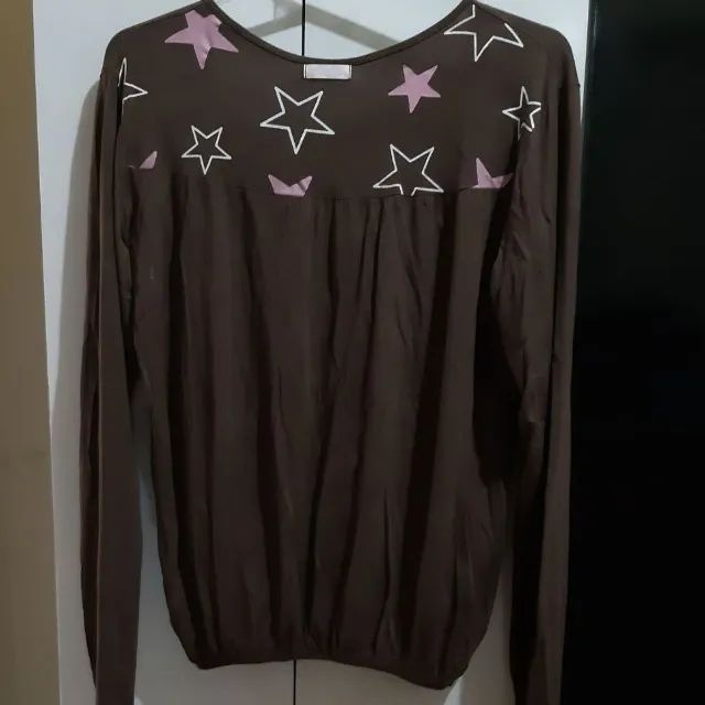 blusa em viscose cor bella tamanho 40 - Foto 2