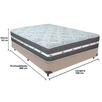 Cama Box Casal Espuma D33 - Foto 2