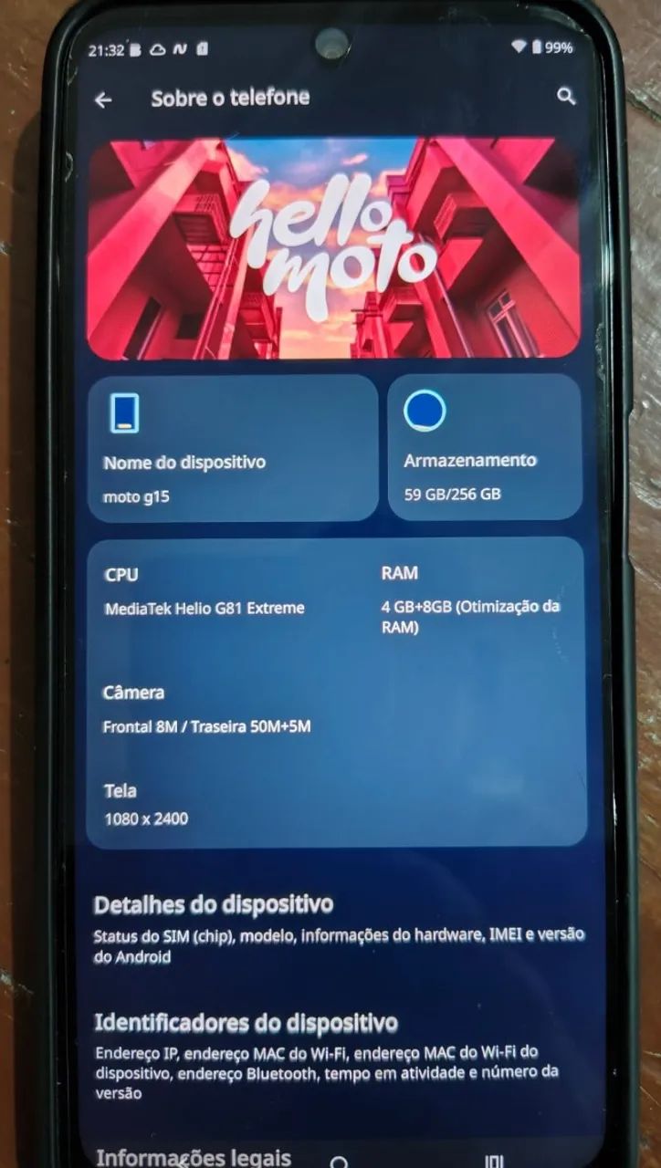 Smartphone Motorola Moto g15 256GB  - Foto 2