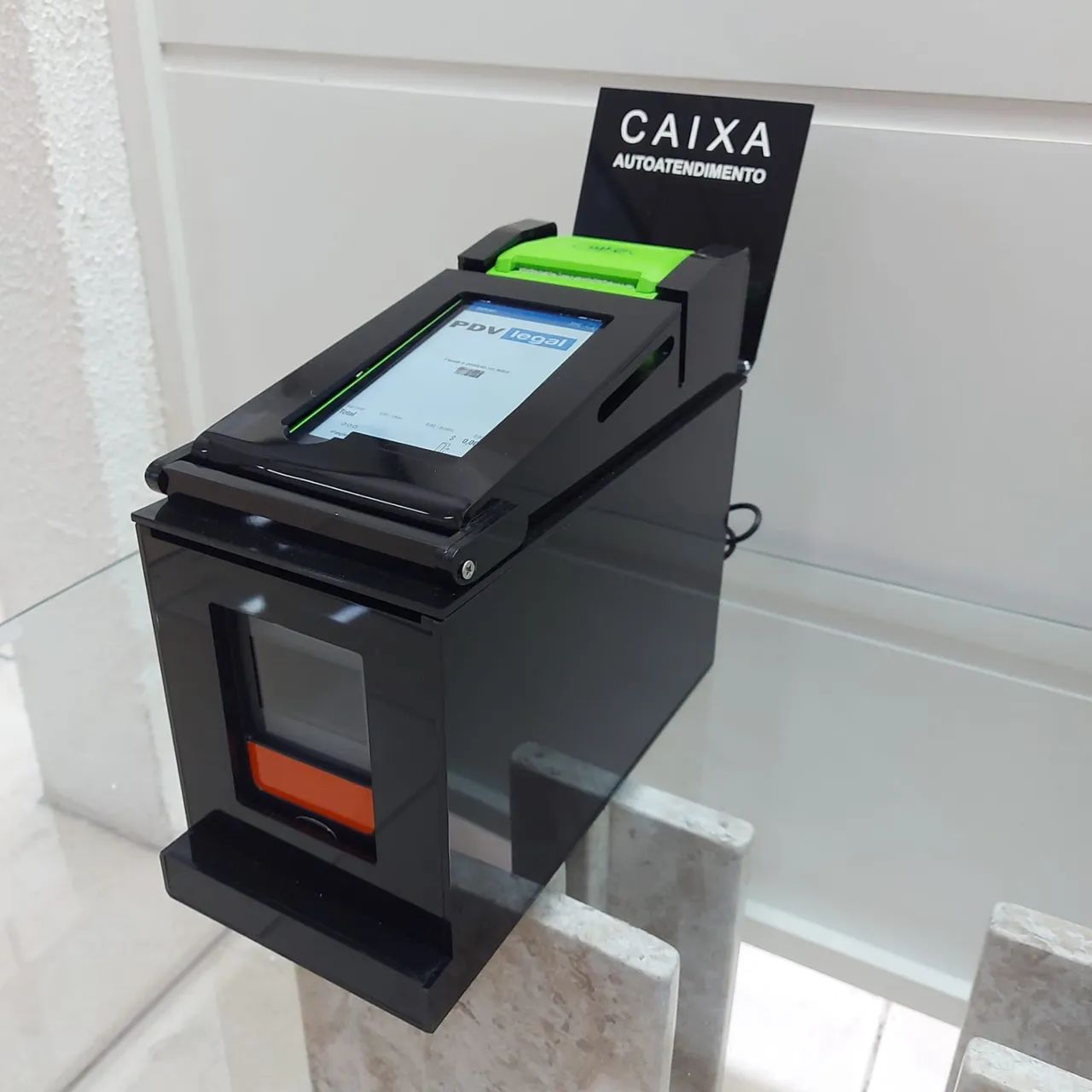 Totem Autopagamento Premium | Mini mercado com leitor de cód. de barras embutido