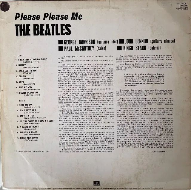 LP The Beatles - Please Please Me (1963) - Vinil Digitally Remastered - Foto 2
