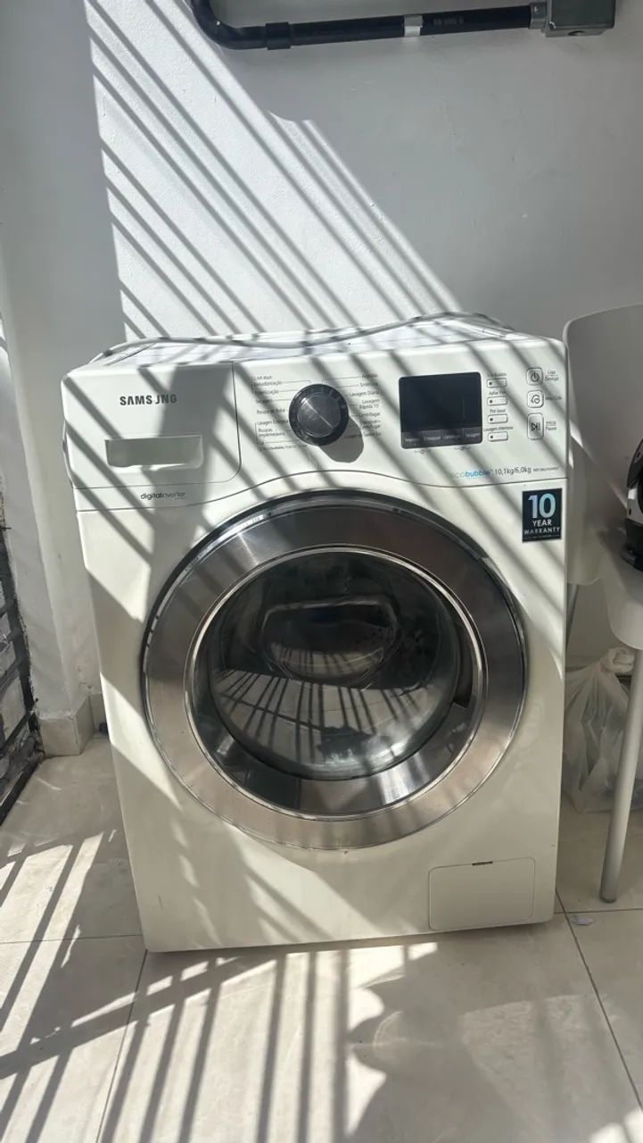 Lava e seca samsung EcoBubble digital inverter - Foto 5