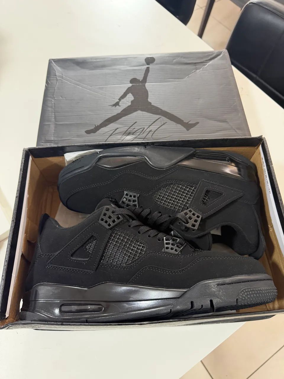 Air Jordan 4 Preto - Foto 2
