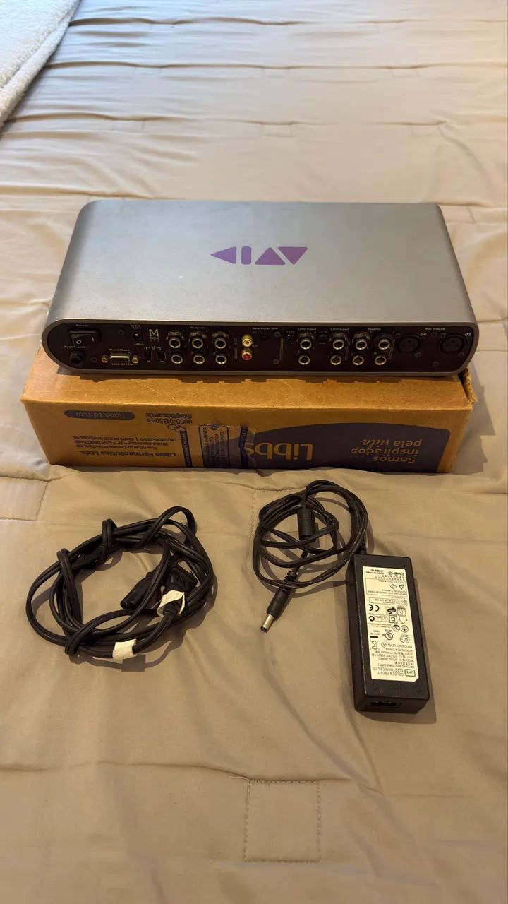 Placa de audio Interface De Áudio Avid - Foto 4