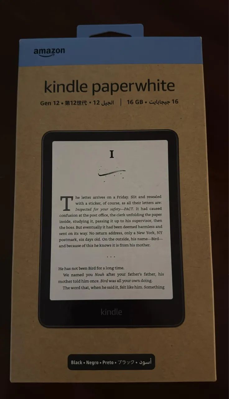 Kindle PaperWhite 12ª geração 16GB Novo - Celulares e Smartphones