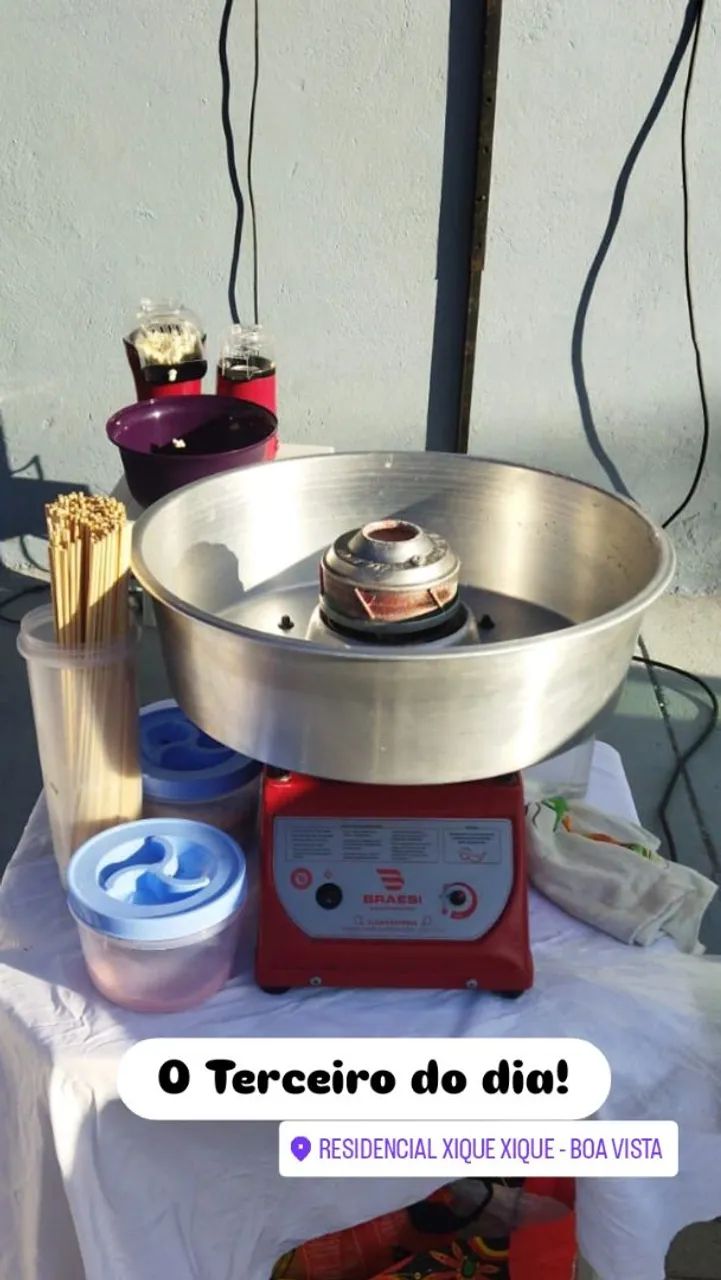 Algodão doce  e pipoca em eventos e festas combo  - Foto 3
