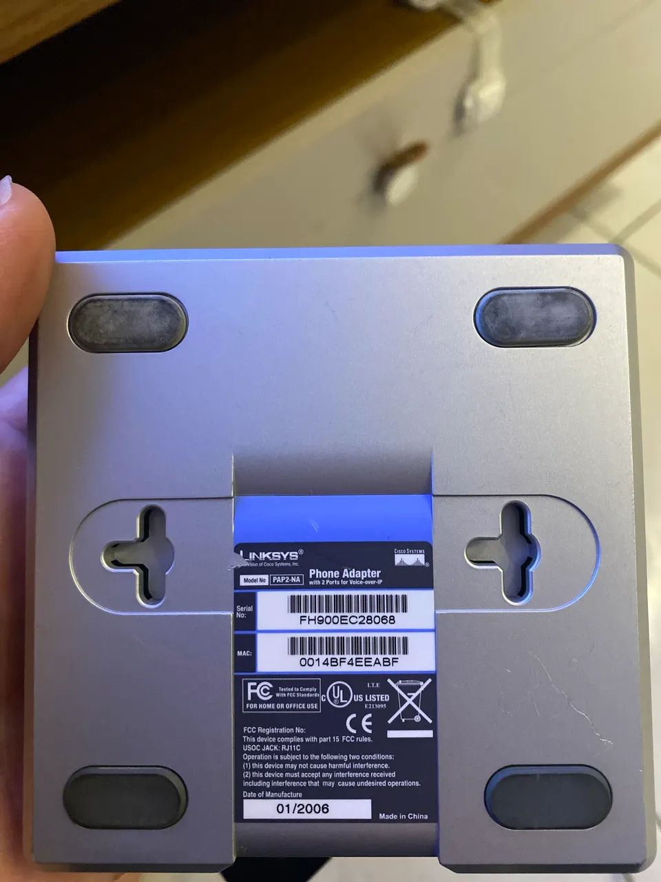 Linksys PAP-NA