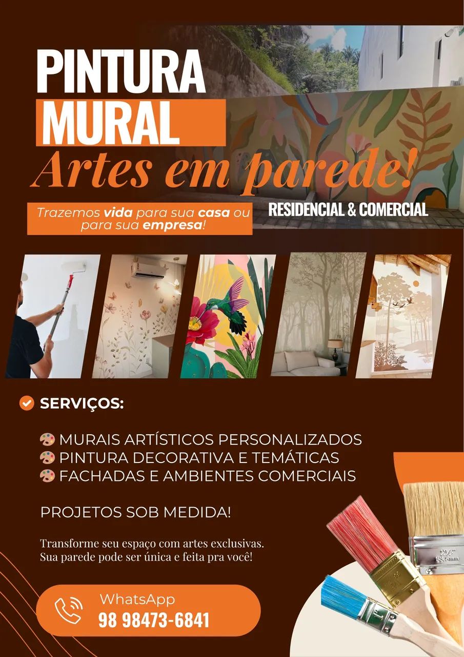 PINTURA E ARTES EM PAREDE