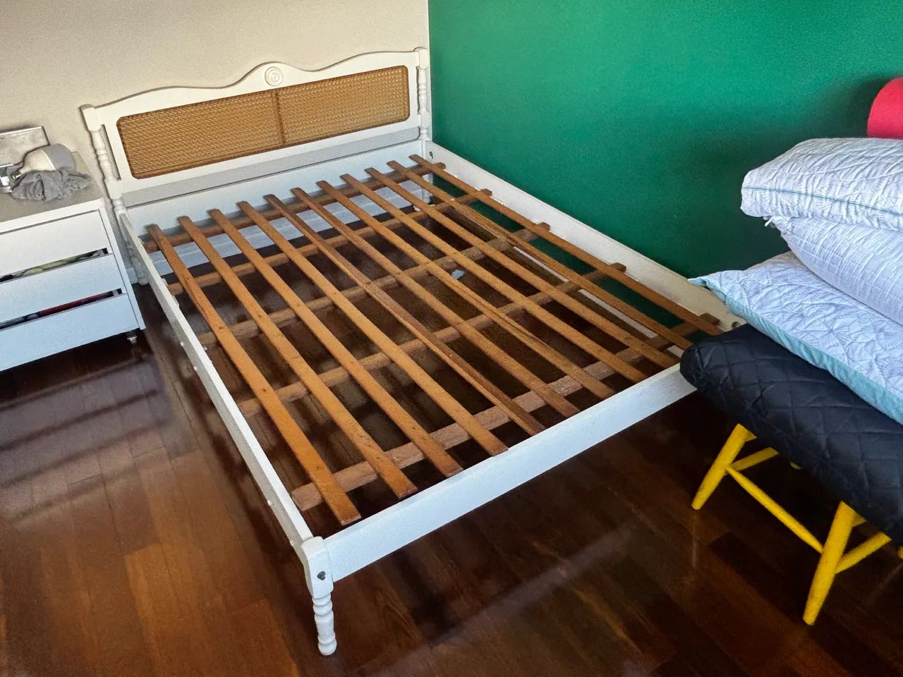 Cama de casal de madeira - Foto 3