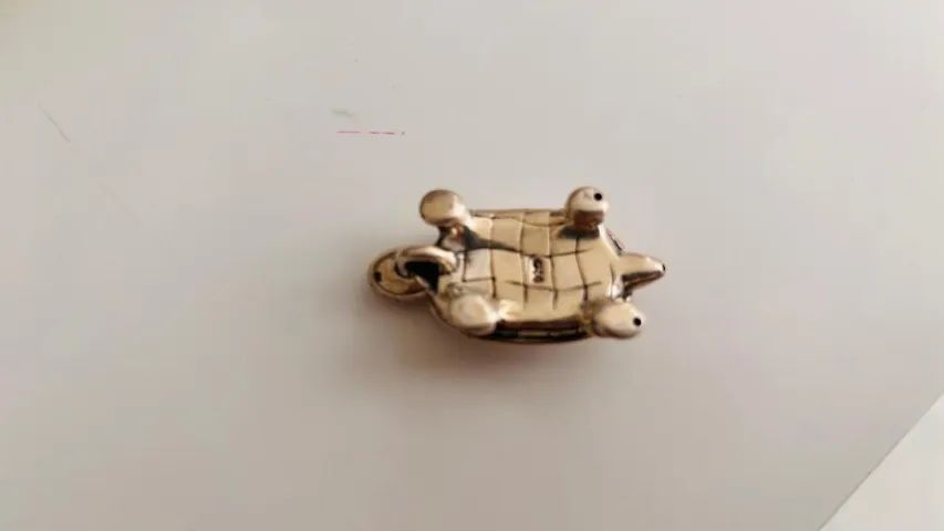 Pingente em Prata 925 modelo tartaruga - Foto 3