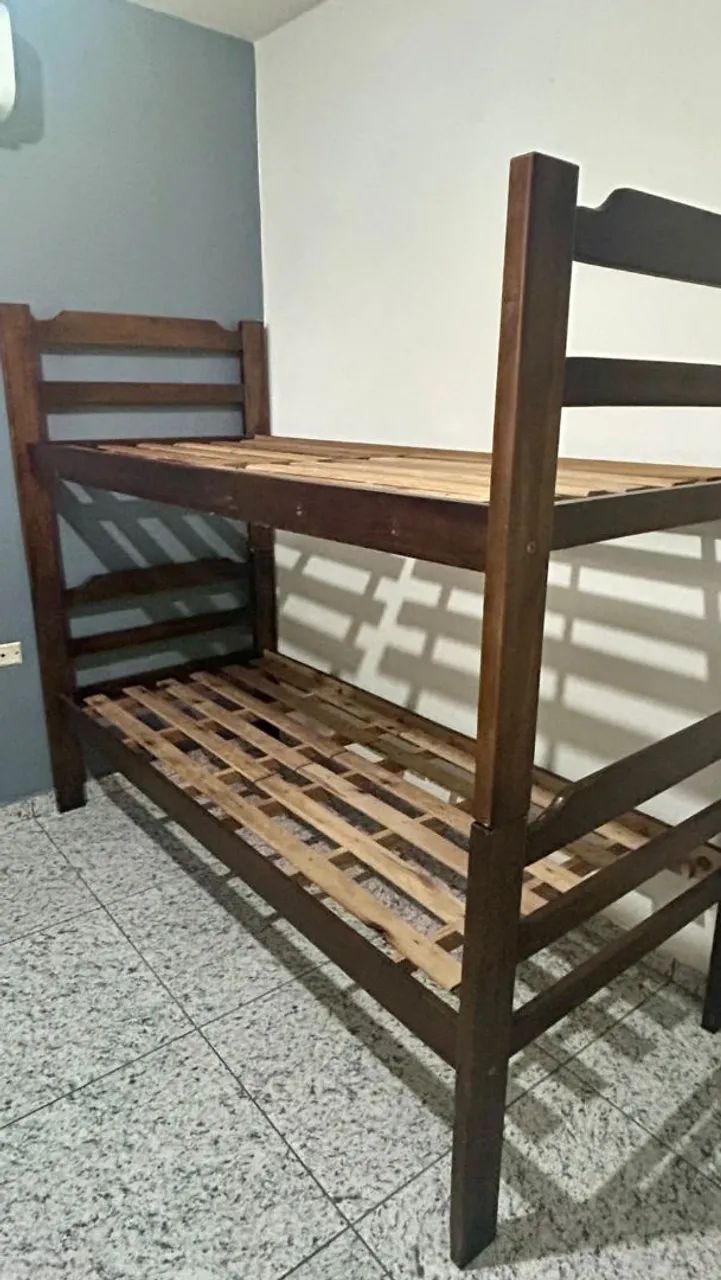 Cama beliche madeira maciça 