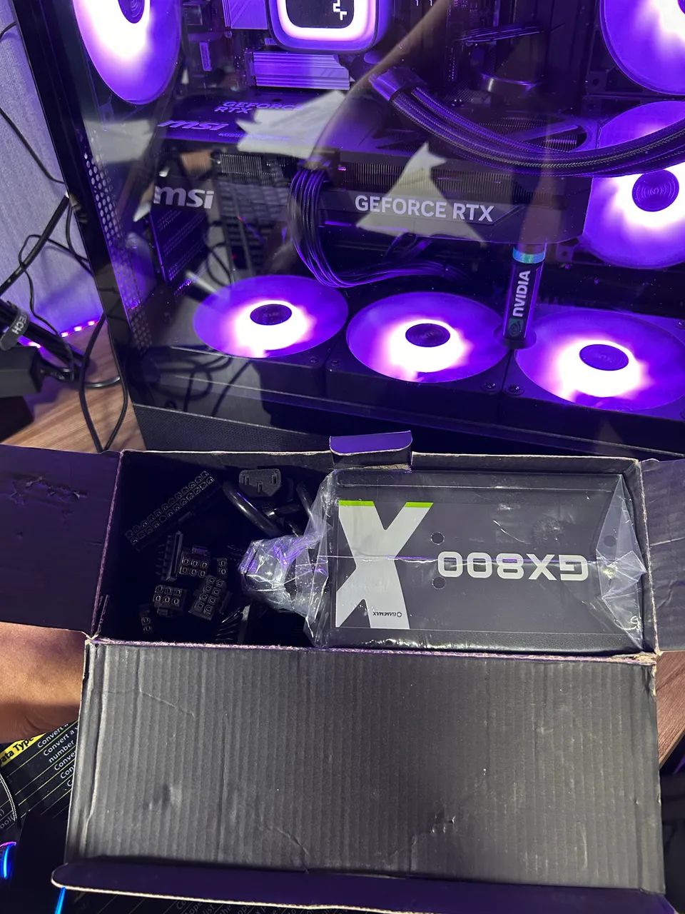 Fonte GX800 Gamemax, MUITO NOVA - Foto 3
