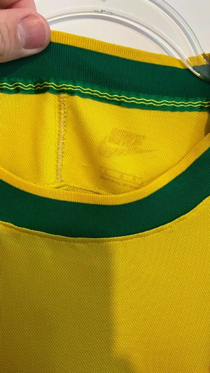 camisa brasil 1998 nike g - Foto 5