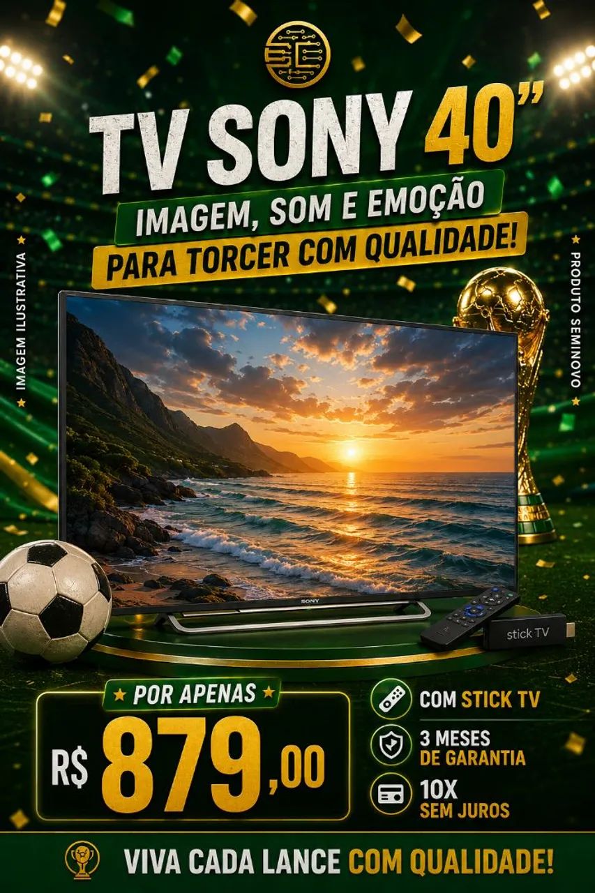 Vendo TV Sony 40° com stick TV - Foto 4