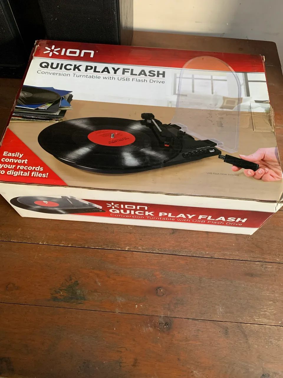 Toca disco e digitalizador de vinil 