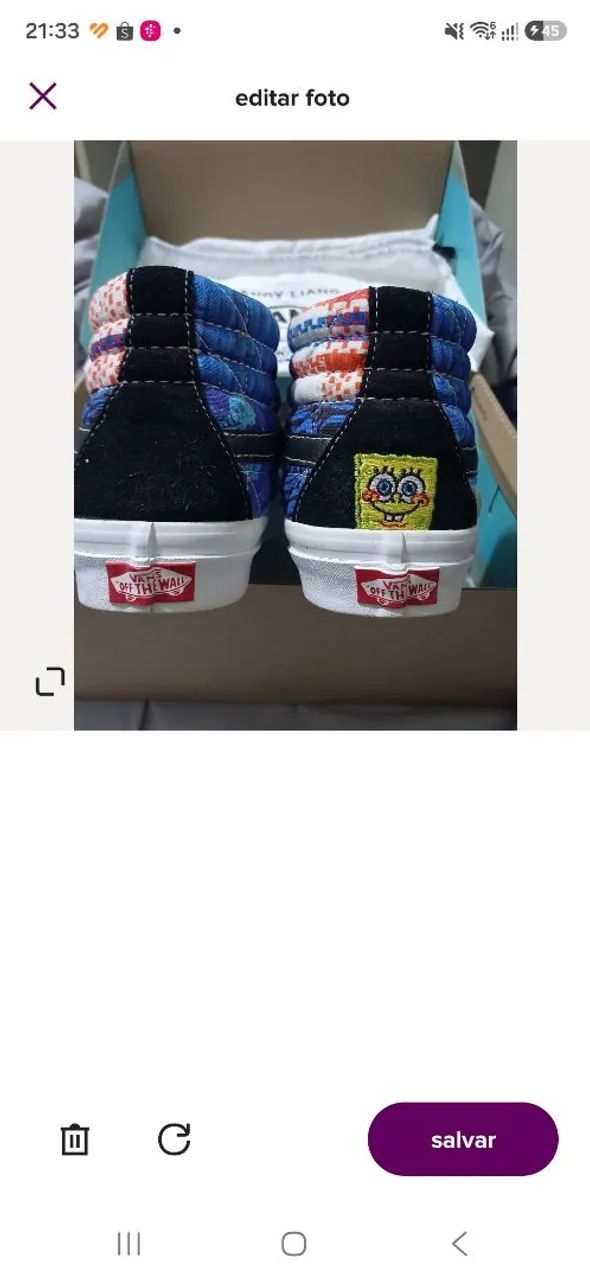 Vans Sk8 hi Bob Esponja 36 - Foto 2