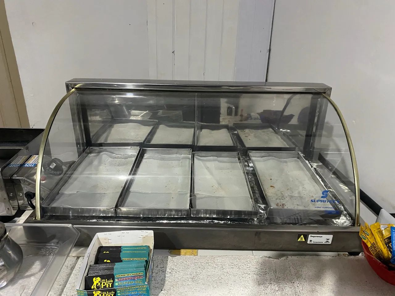 Fritadeira elétrica 110 e estufa 220