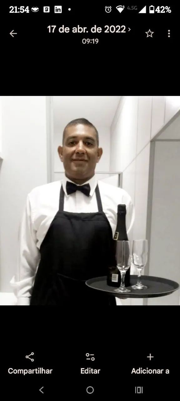 Garçom para seu evento 