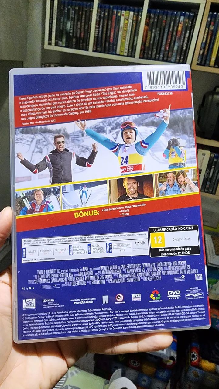 Dvd Voando Alto Semi Novo  - Foto 2