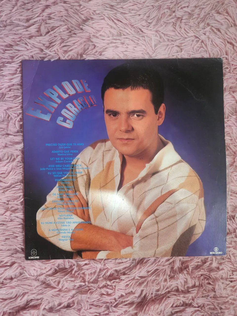 LP vinil: Explode coração - trilha sonora da novela "explode coração" som livre