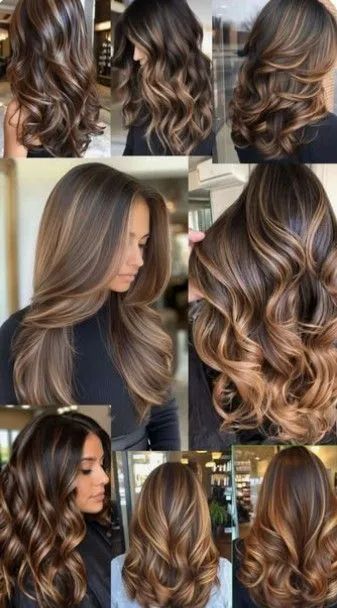 Mechas morena iluminada 