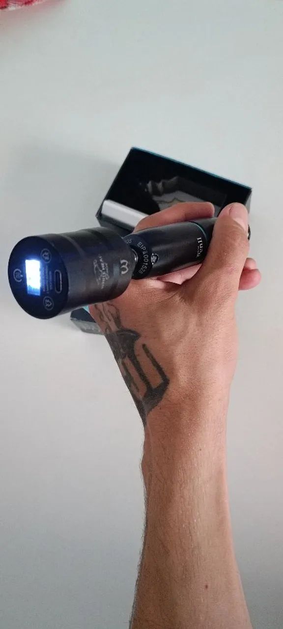 MÁQUINA DE TATUAGEM PEN + FONTE DIGITAL  - Foto 5