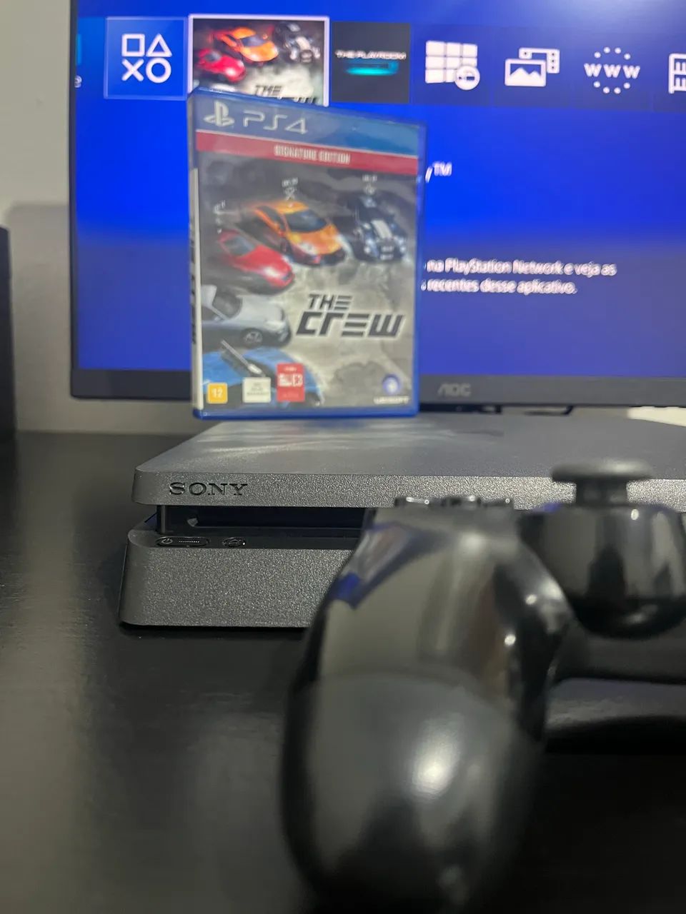Ps4 Slim Completo + Jogo - Garantia  - Foto 4