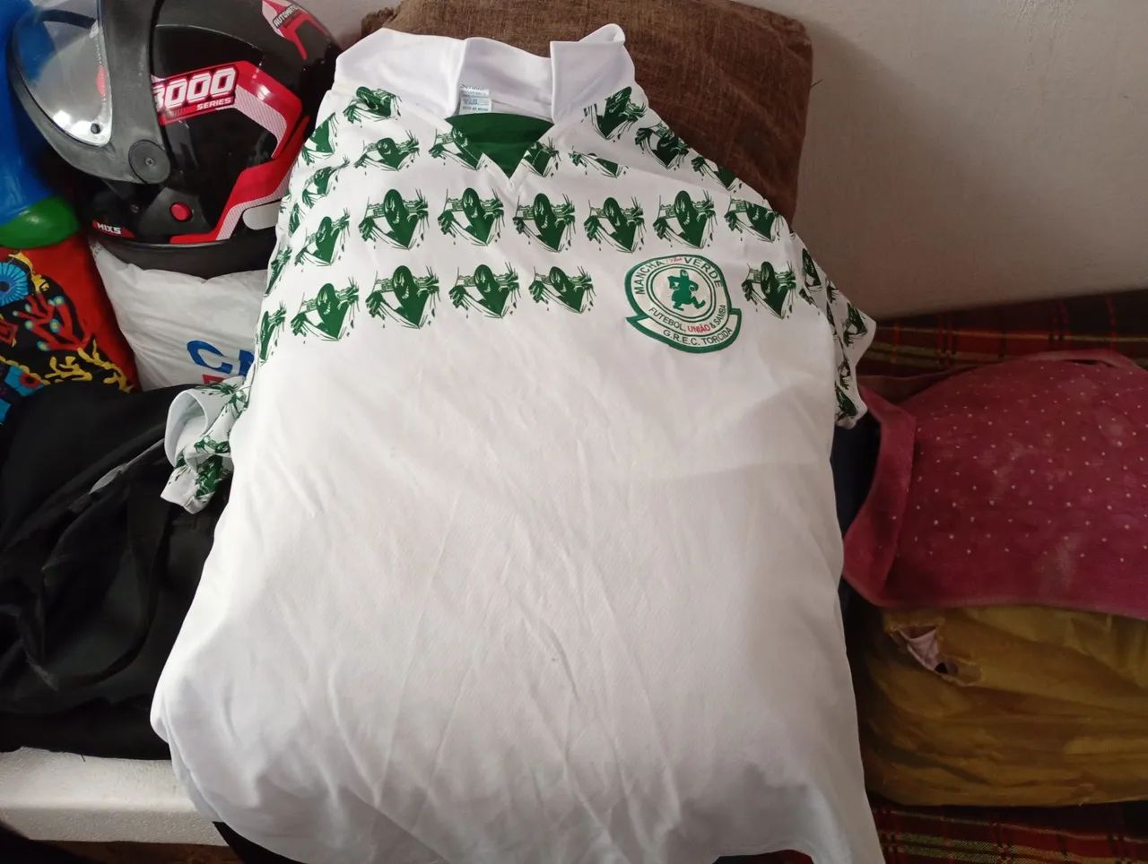 Blusa da mancha verde 
