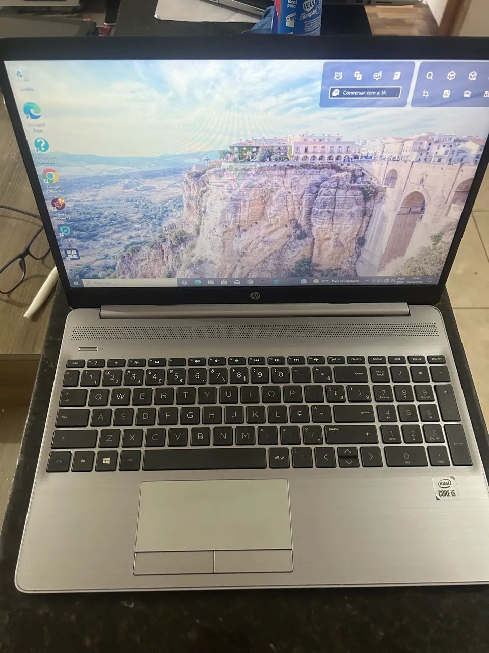 Notebook hp 250 g8 i5 gth 10 8gb ram ssd256gigas - Notebooks