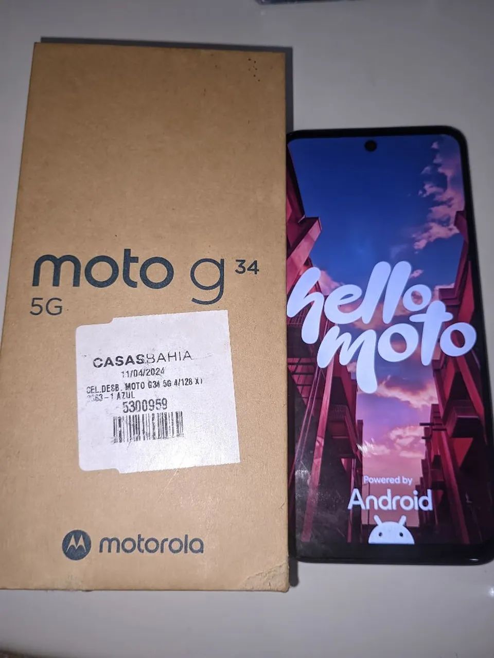 MOTO G34 COM DEFEITO LEIA!